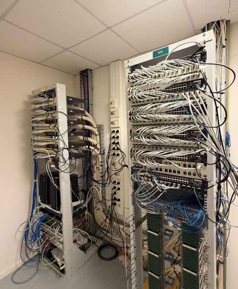 Baie réseau avant migration MAN